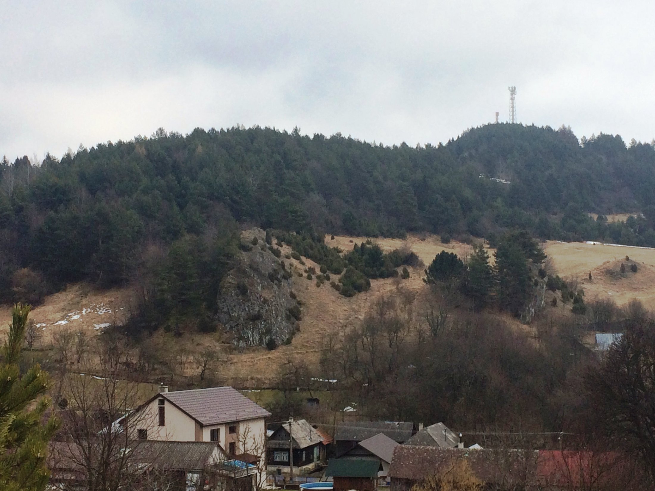 Pohľad na Borsuču skavku