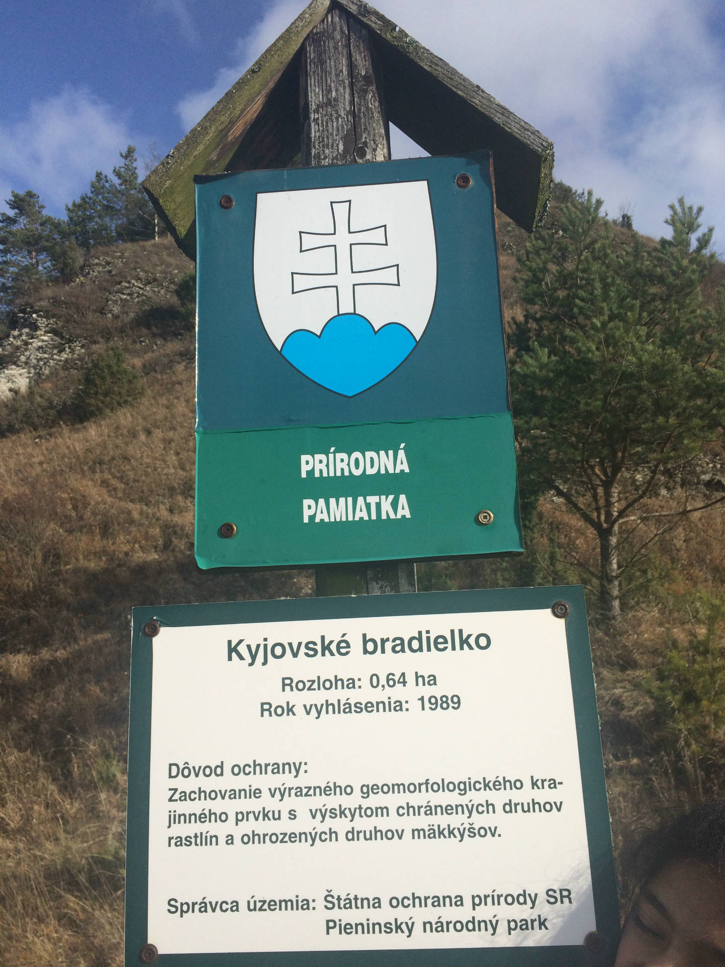 Tabuľa chráneného územia